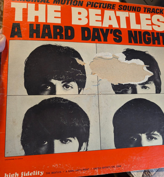 The Beatles – A Hard Day's Night (Original Motion Picture Sound Track) Rock( Clearance vinyl) scuffing