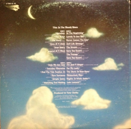 Moody Blues ‎,The – This Is The Moody Blues - 2 lps - 1975 classic Vinyl , &nbsp;Psychedelic Rock