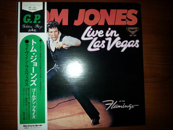 Tom Jones  Live In Las Vegas -Rock Style: Lounge, Pop Rock 19739 Japanese Import) with Obi