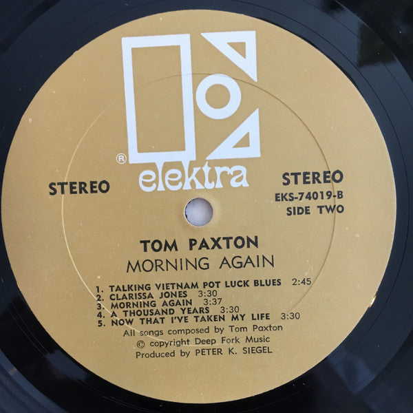 Tom Paxton – Morning Again (Folk, Vinyl LP) EKS-74019
