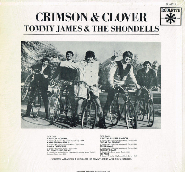 Tommy James & The Shondells – Crimson & Clover 1969-Rock, Pop Style: Pop Rock, Psychedelic Rock (Vinyl)