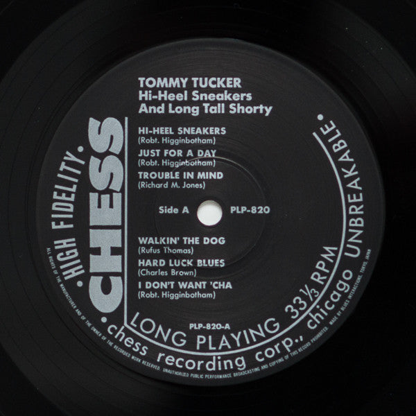 Tommy Tucker ‎– Hi-Heel Sneakers - 1983-Blues Style: Rhythm & Blues (Rare Japan Vinyl)