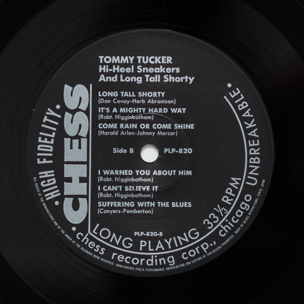 Tommy Tucker ‎– Hi-Heel Sneakers - 1983-Blues Style: Rhythm & Blues (Rare Japan Vinyl)