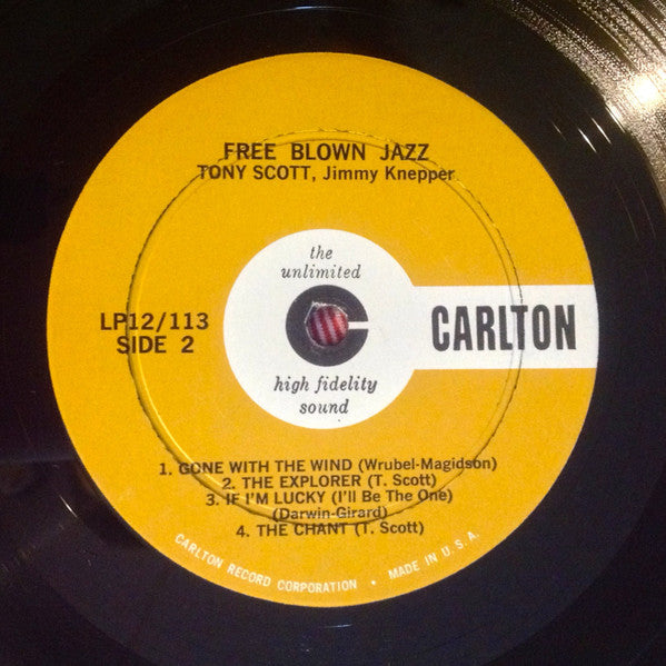 Tony Scott  Jimmy Knepper – Free Blown Jazz 1959 Genre: Jazz Style: Hard Bop ( rare vinyl)