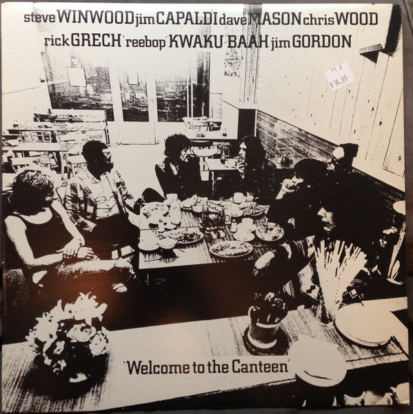 Traffic ‎– Welcome To The Canteen -1974 Blues Rock (vinyl)