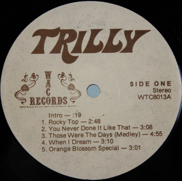 Trilly Trilly In Nashville 	Rock, Folk, World, & Country Style: Lounge, Country (vinyl)
