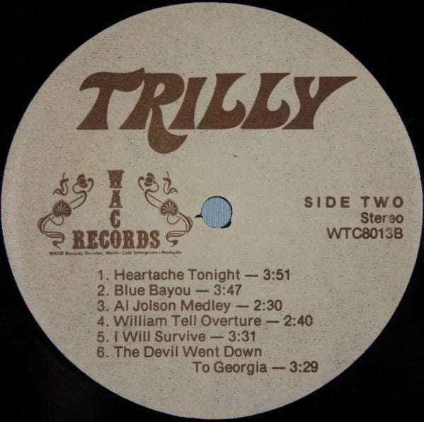 Trilly Trilly In Nashville 	Rock, Folk, World, & Country Style: Lounge, Country (vinyl)