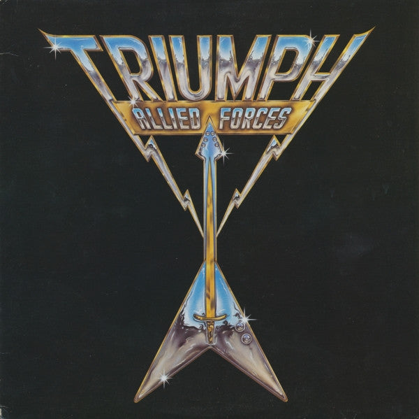 Triumph  ‎– Allied Forces - 1981 Hard Rock (vinyl) Near Mint copy !!!