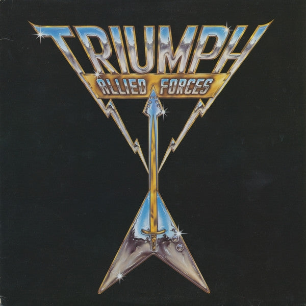 Triumph – Allied Forces - 1981 Hard Rock (vinyl) Near Mint copy !!!