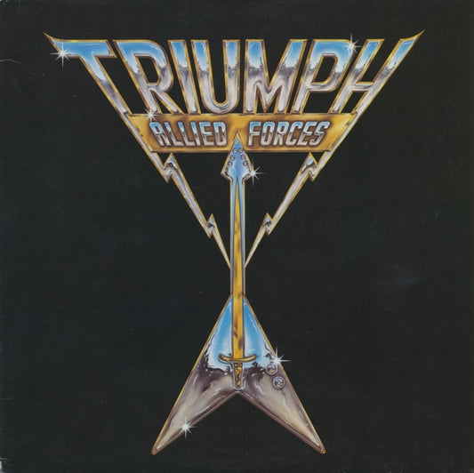 Triumph – Allied Forces - 1981 Hard Rock (vinyl) Near Mint copy !!!