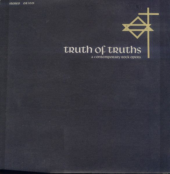 Truth Of Truths - 2 lps - Rock  Opera, Psychedelic Rock ,Religious (vinyl)
