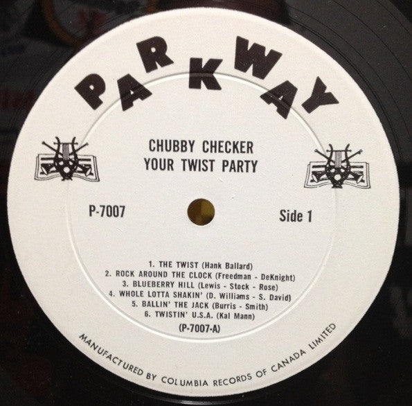 Twist With Chubby Checker  1961-Rock, Funk / Soul Style: Rock & Roll, Rhythm & Blues, Twist (vinyl)