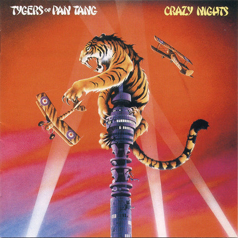 Tygers Of Pan Tang – Crazy Nights - 1981-Heavy Metal-	 Vinyl, LP, Album Vinyl, 12", 45 RPM, Single