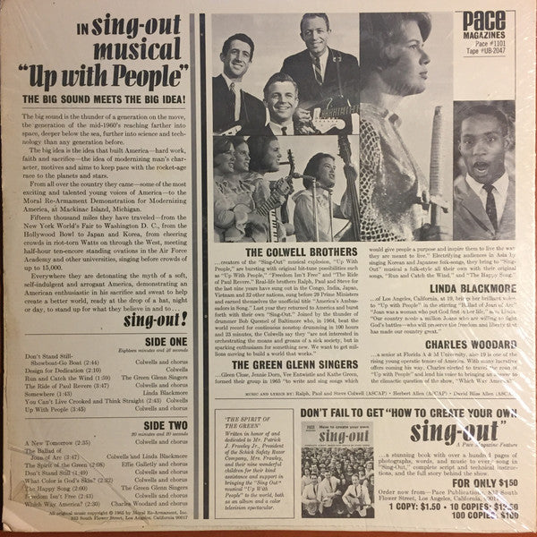 Up With People! – Pace Magazine Presents Up With People! The Sing-Out Musical - 1965-Pop, Folk, World, & Country, Stage & Screen (Vinyl)