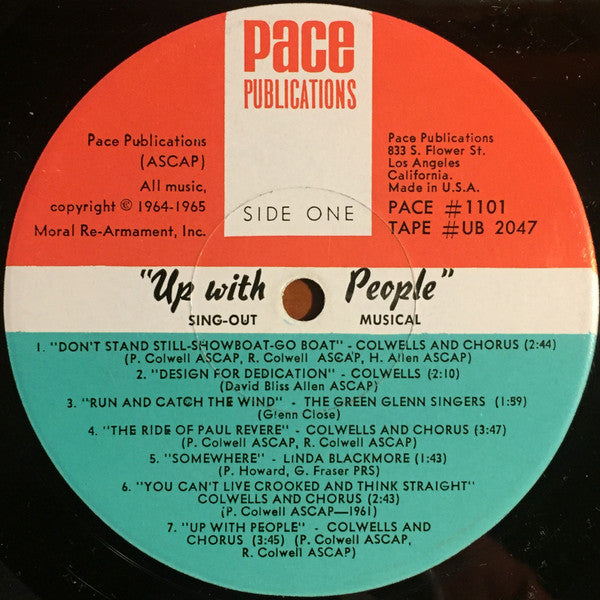 Up With People! – Pace Magazine Presents Up With People! The Sing-Out Musical - 1965-Pop, Folk, World, & Country, Stage & Screen (Vinyl)