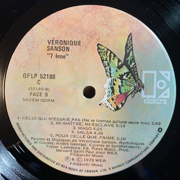 Véronique Sanson – 7ème – 1979 – Chanson / Pop / French Rock (vinyl) Near Mint