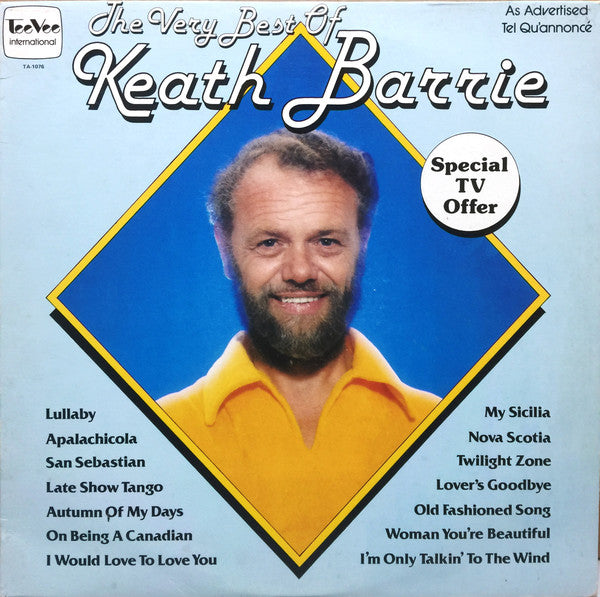 Keath Barrie – The Very Best of Keath Barrie – 1977 – Vocal / Easy Listening / Canadian Singer-Songwriter Mint Vinytl