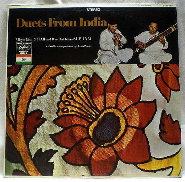 Vilayat Khan & Bismillah Khan With Tabla Accompaniment By Shanta Prasad – Duets From India- 1967-Folk, World, & Country Style: Hindustani (Rare Vinyl)