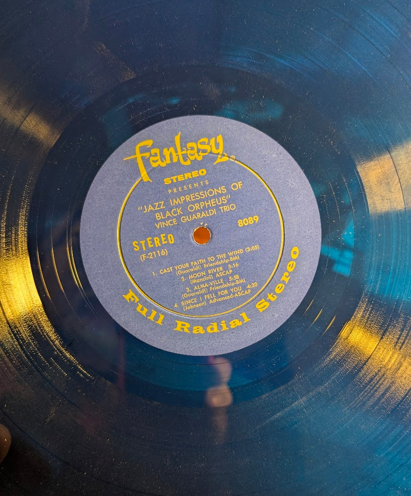 Vince Guaraldi Trio – Jazz Impressions Of Black Orpheus 1962-Latin jazz (Rare  Blue Transparent Vinyl)