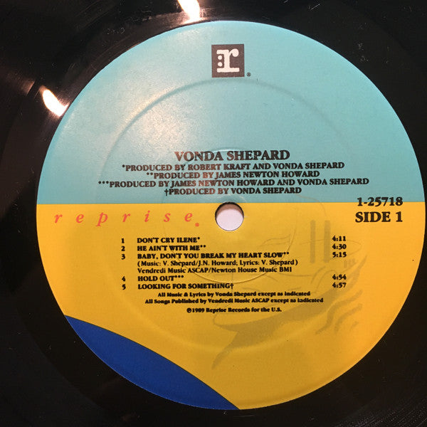 Vonda Shepard – Vonda Shepard  1989- 	Pop Rock (Vinyl )  Library Copy