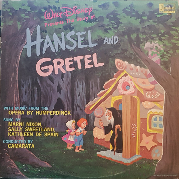 Walt Disney Presents The Story Of Hansel And Gretel - 1964-Non-Music, Children's, Stage & Screen Style: Story, Musical (Vinyl)