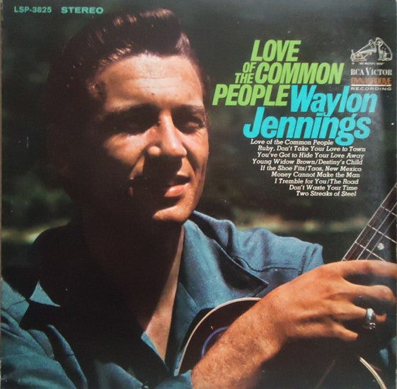 Waylon Jennings ‎– Love Of The Common People -1967- Folk, World, & Country (vinyl)