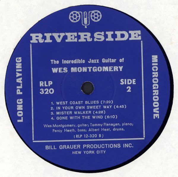 Wes Montgomery – The Incredible Jazz Guitar of Wes Montgomery – 1960 – Hard Bop Guitar Masterpiece -Rare Vinyl