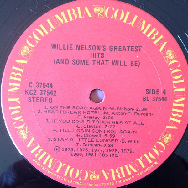 Willie Nelson Greatest Hits (& Some That Will Be)  2lps - 1981-Folk, World, & Country Style: Country (Vinyl)