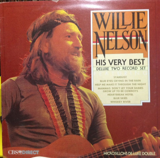 Willie Nelson ‎– His Very Best -1980- 2 lps - Folk / Country (Vinyl)