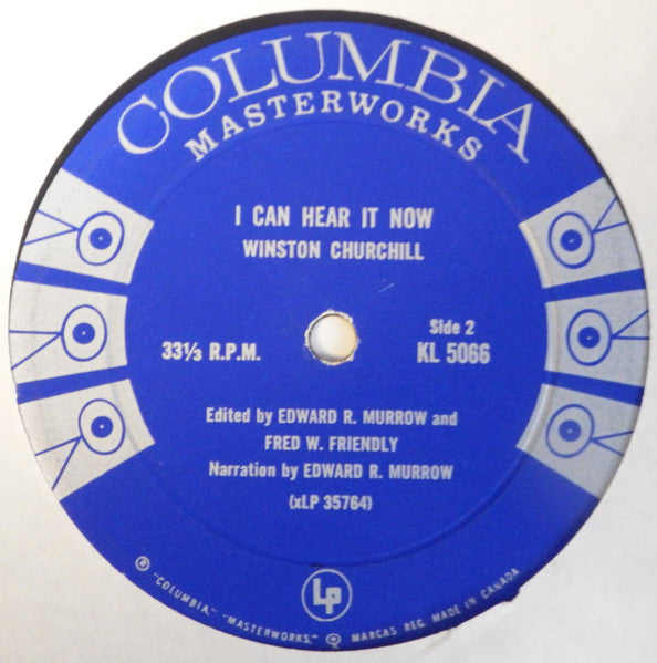 Winston Churchill – I Can Hear It Now -1955-	Non-Music Style: Speech, Political (Rare Vinyl)