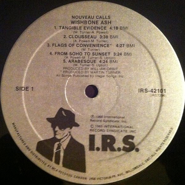 Wishbone Ash – Nouveau Calls - 1987-Pop Rock (Vinyl)