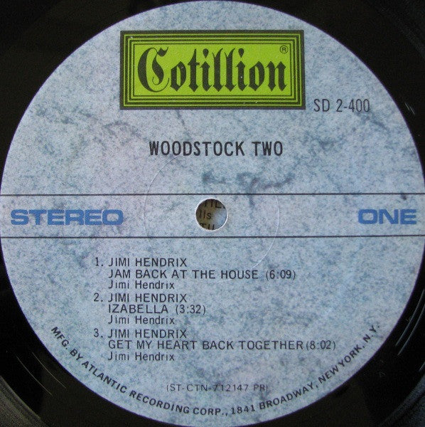 Woodstock Two -2 lps- 1971 - &nbsp;Psychedelic Rock, Classic Rock (vinyl)