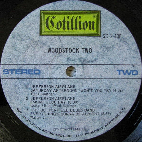 Woodstock Two -2 lps- 1971 - &nbsp;Psychedelic Rock, Classic Rock (vinyl)