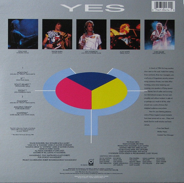 Yes – 9012LIVE: The Solos – 1985 – Progressive Rock / Live Performance