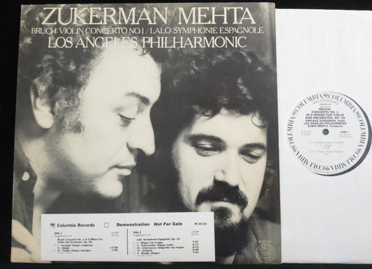 Pinchas Zukerman – Bruch &amp; Lalo: Violin Concertos – 1978 – Classical / Romantic (U.S. pressing) vinyl
