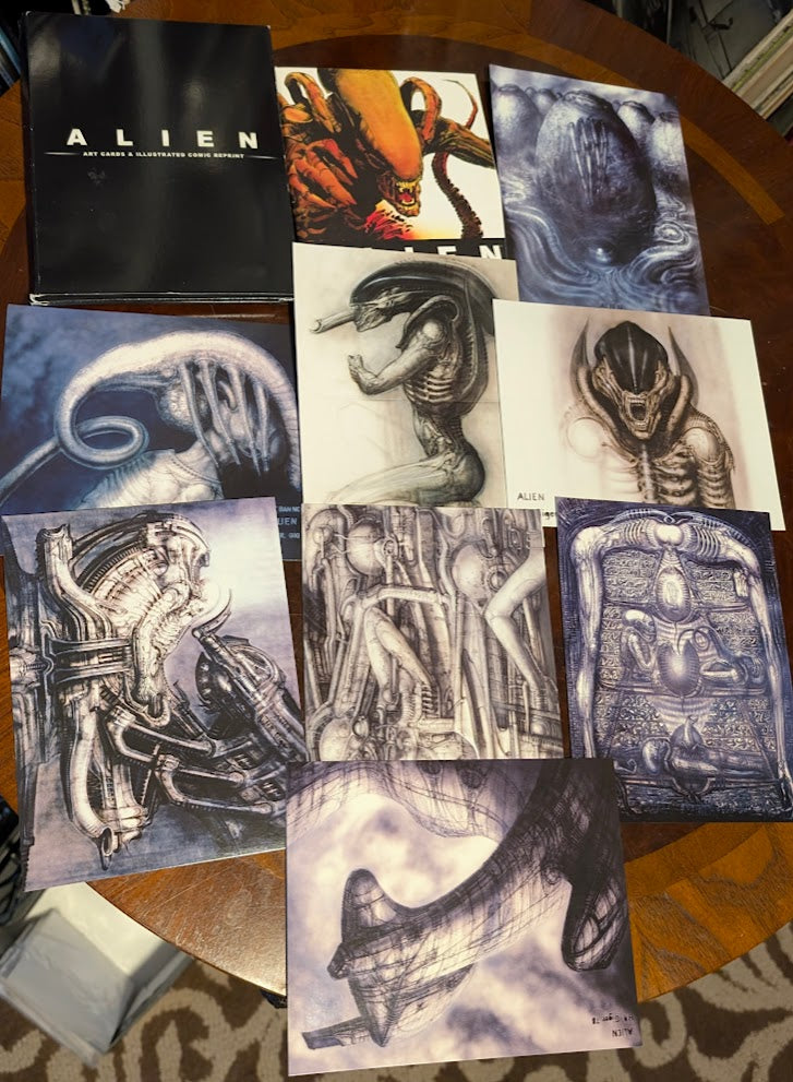 ALIEN - Art Cards & Illustrated Comic Reprint - No Case, No Discs