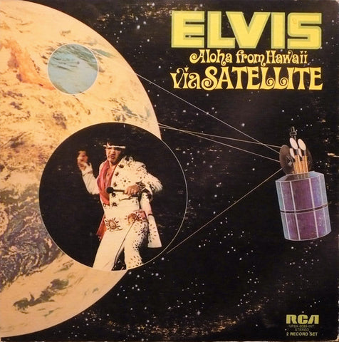 Elvis ‎– Aloha From Hawaii Via Satellite -2 lps - 1973 - Rock & Roll, Arena Rock, Symphonic Rock (vinyl) NM