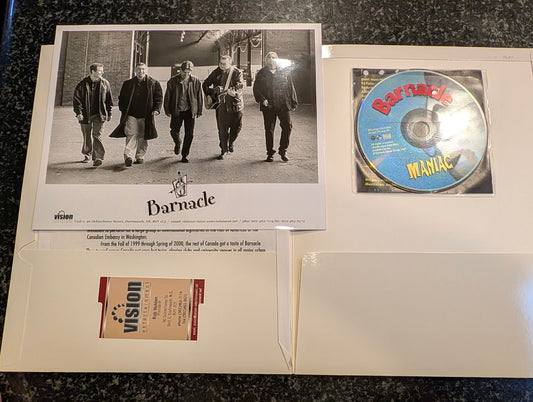 BARNACLE  Press Kit - Very Rare & Complete ( 2 Available - 1 has a CD includerd )