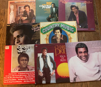 CHARLIE PRIDE COLLECTION  ( 8  albums )﻿ as pictured - LOT SALE # 22