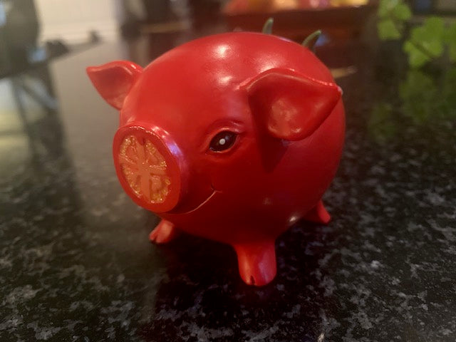 Enesco 2011 Home Grown Collection Tomato Pig Figurine RARE 4025394