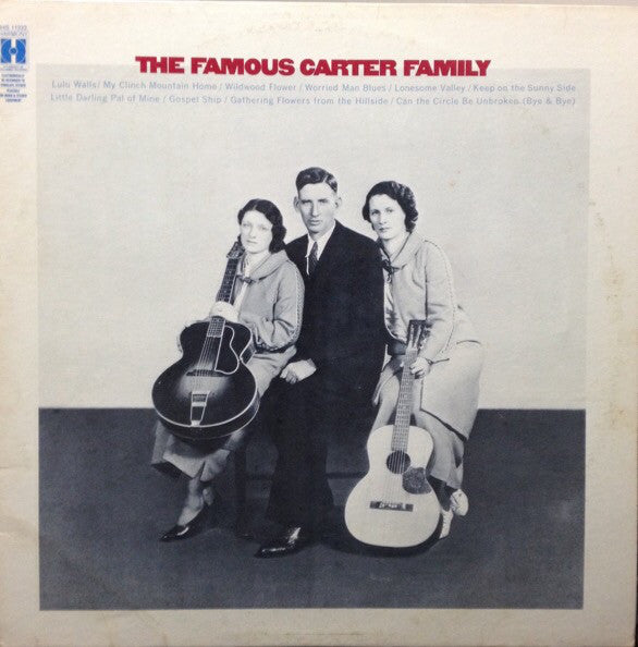 Carter Family , The ‎– The Famous Carter Family -1970 - Folk, Country (Rare Vinyl)
