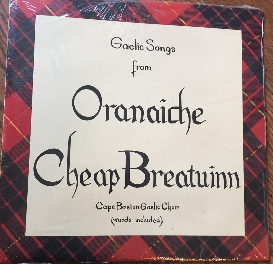 Gaelic Songs from Oranaiche Cheap Breatuinn -1988 - Gaelic music (new vinyl sealed)