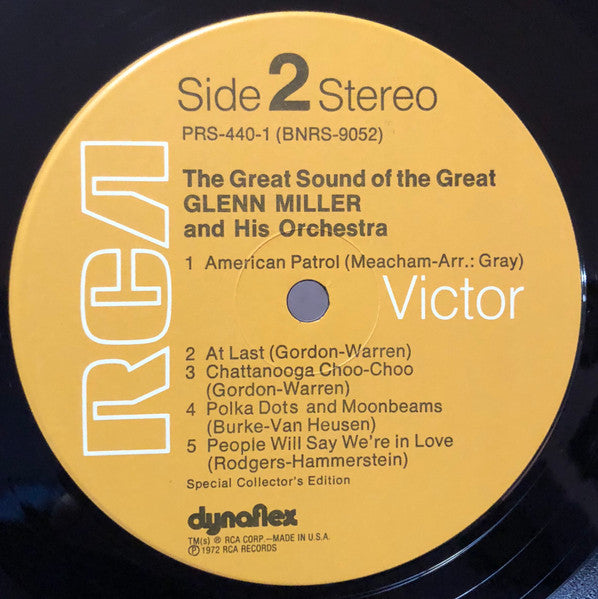 Glenn Miller – The Great Sound of the Great Glenn Miller and His Orchestra – 1972 – Big Band / Swing / Jazz ( Box set ) Vinyl