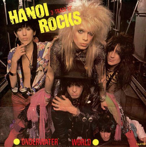 Hanoi Rocks Underwater World - 1984-GLAM - Vinyl, 12", 45 RPM