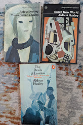 3 Aldous Huxley Softcover Books used in great shape