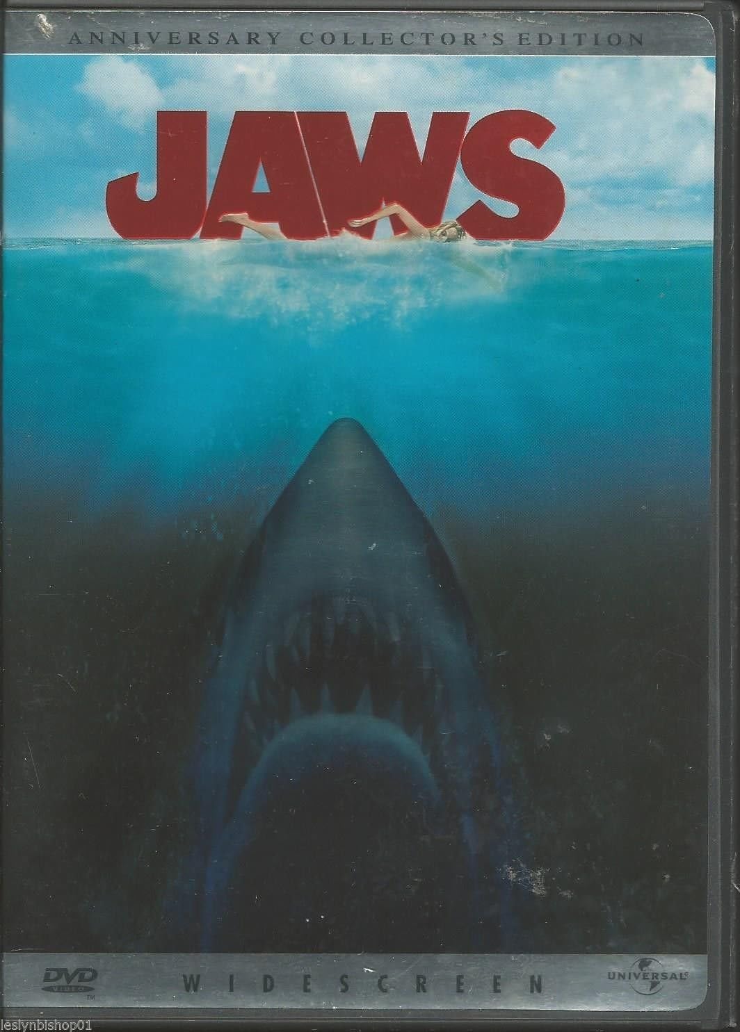 Jaws (Anniversary Collector's Edition) (Widescreen)  Jaws 1 & 2  (sticker on cover)