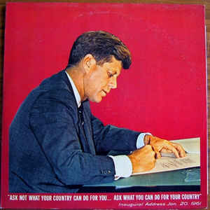 John Fitzgerald Kennedy ‎– A Memorial Tribute -1961 - Spoken word (vinyl)
