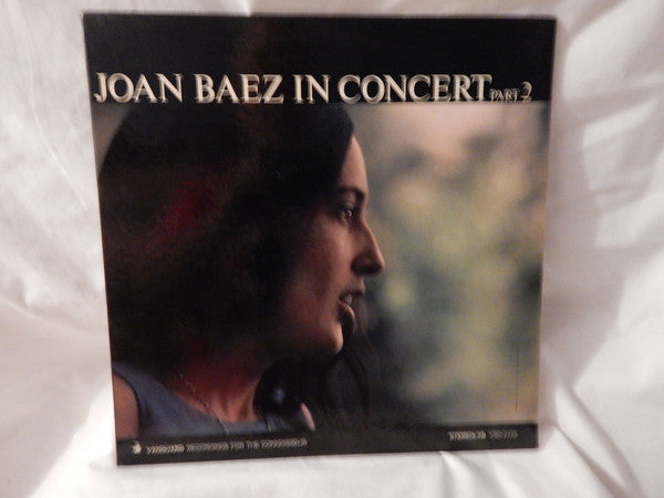 Joan Baez ‎– Joan Baez in Concert Part Two - 1963-Folk Rock (vinyl)