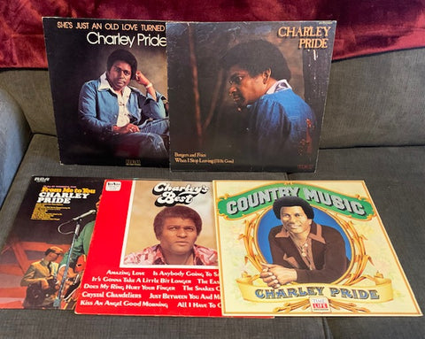 5 Charlie Pride Albums -Lot # 38 - One Low Price !