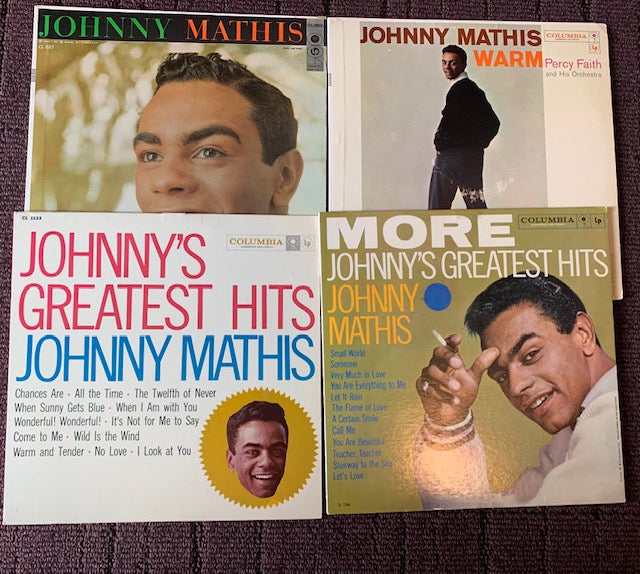 4 Johnny Mathis Albums - Lot # 41 - One Low Price !